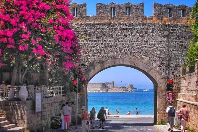 1 Day Rhodes Island Tour including Lindos and Medieval City - Mandraki Harbor: where the Colossus legend starts