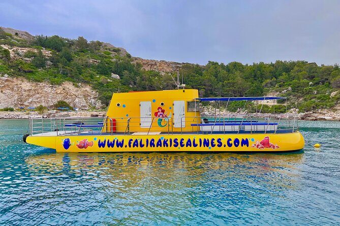 3 Hour Yellow Semi Submarine Swimming Cruise with Drinks Included! - Stop 2: Anthony Quinn Bay, Fish-Feeding Energy, and Snorkel Gear