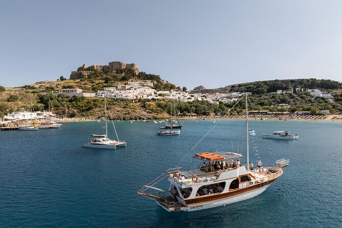 Bay to Bay Cruise in Lindos - A lazy-day cruise that actually feels low-stress