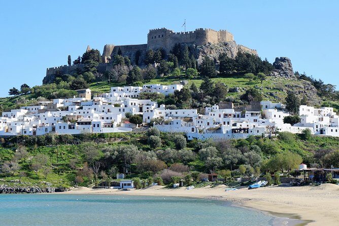 BEST OF RHODES ISLAND - PRIVATE TOUR - SHORE EXCURSION - FULL DAY - 4 People - Mandraki Old Harbor: Colossus views and the Church of the Annunciation