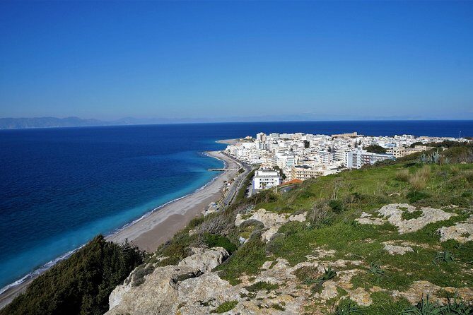 BEST OF RHODES ISLAND - PRIVATE TOUR - SHORE EXCURSION - FULL DAY - 4 People - Tsambika viewpoint and beach panoramas: quick sea breaks between big sights