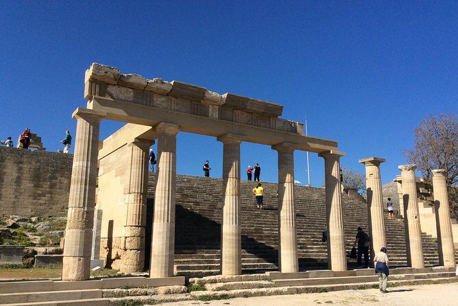 BEST of RHODES & LINDOS - HALF DAY PRIVATE GUIDED TOUR - Passing Kalithea and Faliraki on the Return