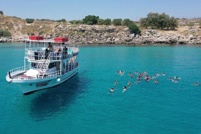 Boat Cruise in Lindos with Swim Stops & Meal Deal - A Lindos Boat Cruise That’s Built Around Swimming