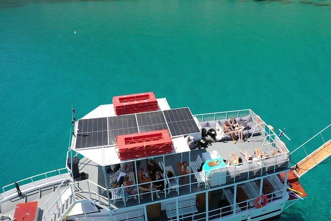 Boat Cruise in Lindos with Swim Stops & Meal Deal - Snorkeling Gear and Noodle Floats: Easy Wins for First-Timers
