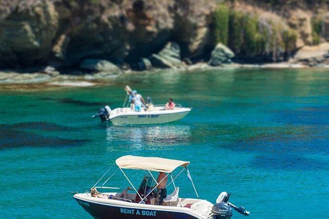 Boat Rentals without Licence from Faliraki Rhodes - The captain lesson: simple controls, real safety
