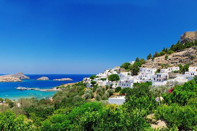 Boat Trip to LINDOS with Swimming Stops at Anthony Quinn's & Tsambika Bays - Onboard comfort: sun decks, snacks, toilets, and the crowd factor