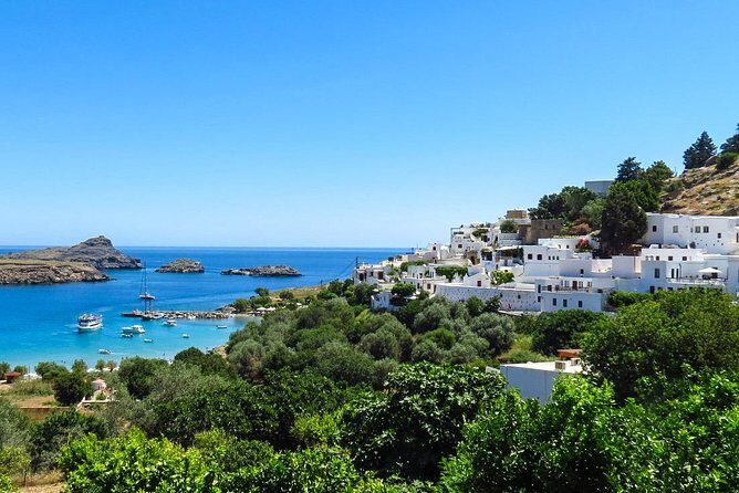 Boat Trip to LINDOS with Swimming Stops at Anthony Quinn's & Tsambika Bays - Tsambika Bay: quick snorkeling with famous views