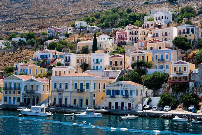 Boat Trip to Symi Island with swimming stop at St George Bay - St George Bay swim stop: crystal water and smart gear tips