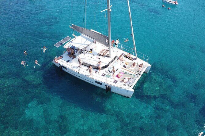 Catamaran Cruises Rhodes - 6 Hours Day Cruise ALL INCLUSIVE - A 6-hour catamaran cruise that works with your time