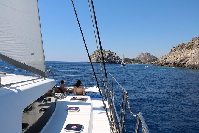 Catamaran Cruises Rhodes - 6 Hours Day Cruise ALL INCLUSIVE - Kallithea Springs: final swim and that late-day calm