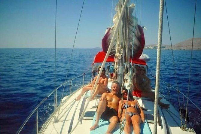 Day Cruise by a Sailing Yacht to the most beautiful bays or Rhodes (Small Group) - On-Board Comfort: Shade, Seating, and the Real-World Boat Size Issue