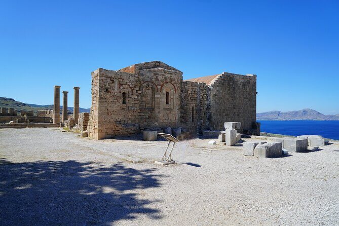 Explore Lindos Acropolis in 3D & Audio - Stop 1: Acropolis of Lindos, your 45–60 minute walk through eras