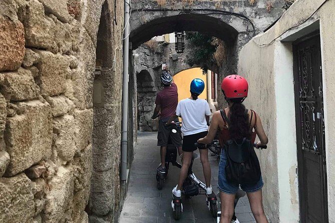 Explore the Medieval city of Rhodes on scooters - 2 hours - Safety, speed, and street reality (110kg max, plus crowding)