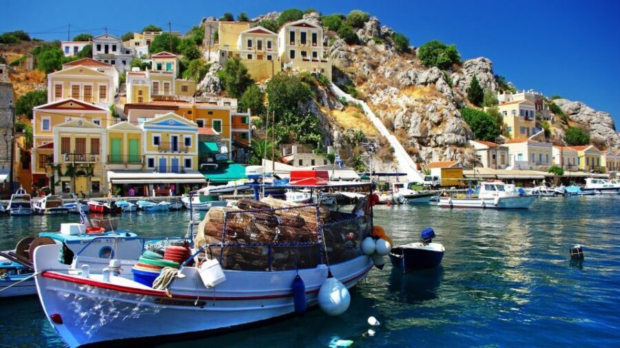 From Rhodes: Boat Trip to Symi Island with Hotel Transfer - Symi’s pastel town: the reason this trip works