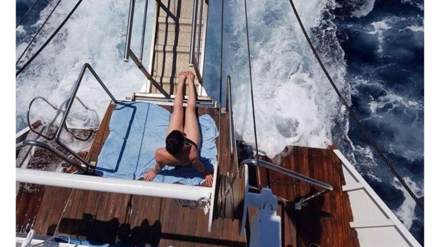 From Rhodes: Cruise to Symi Island and Saint George's Bay - Boat comfort on SP Cruises: seating choices, wind, and practical on-board tips
