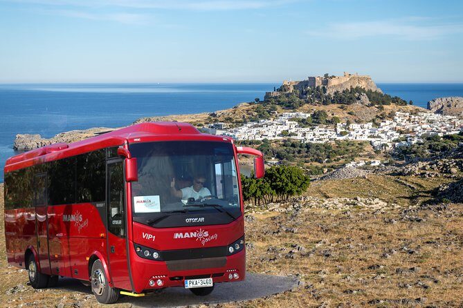 From Rhodes: Easy Morning Transfer to Lindos & 4 Hours Free Time - The drive worth watching: ports, Afandou valley views, Tsambika, and Kalathos