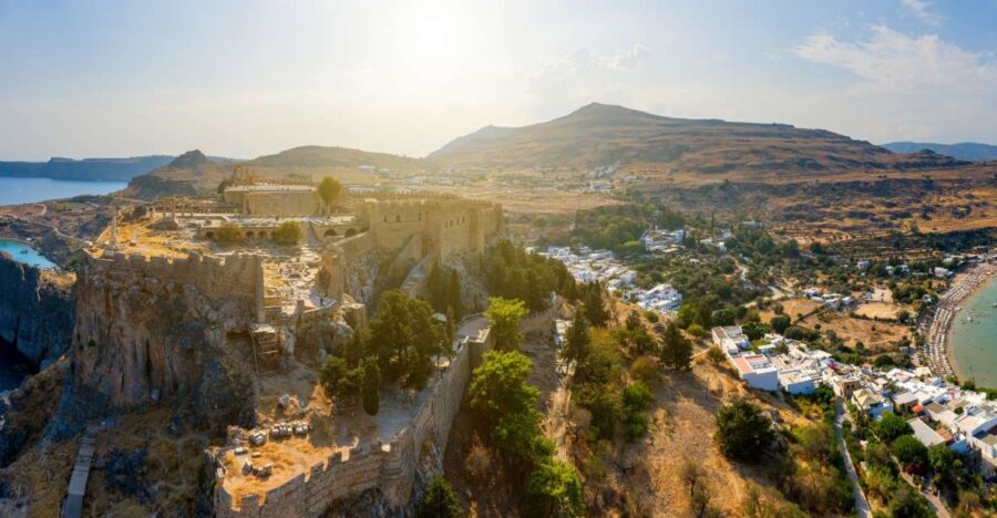 From Rhodes: Lindos Village and Acropolis Guided Tour - The walk up to the Acropolis: what the route really feels like