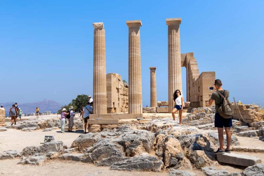 From Rhodes Town: Day Trip to Lindos - The Return Ride: Viewpoint Photos and Easy Drop-Offs