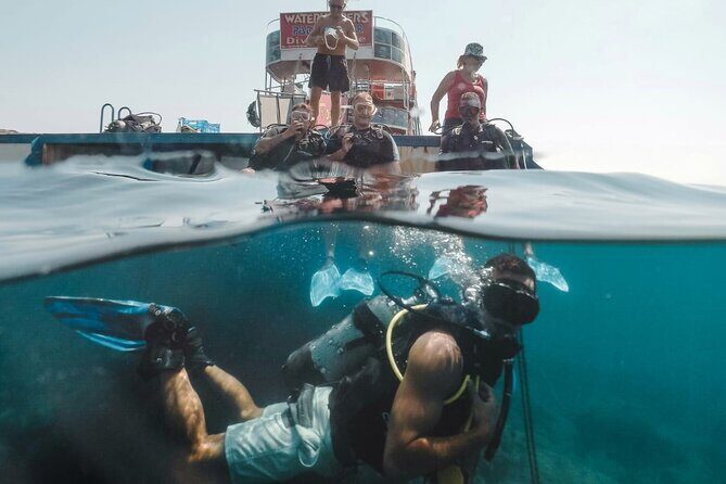 (Full day)Scuba Diving in Rhodes - PADI training path on the boat: going from first-timer to certification