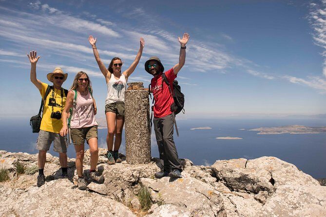 Hiking Mountain Akramitis Rhodes - pick up service available - The Descent Through Pine Trees: A Different Route Changes the Whole Day
