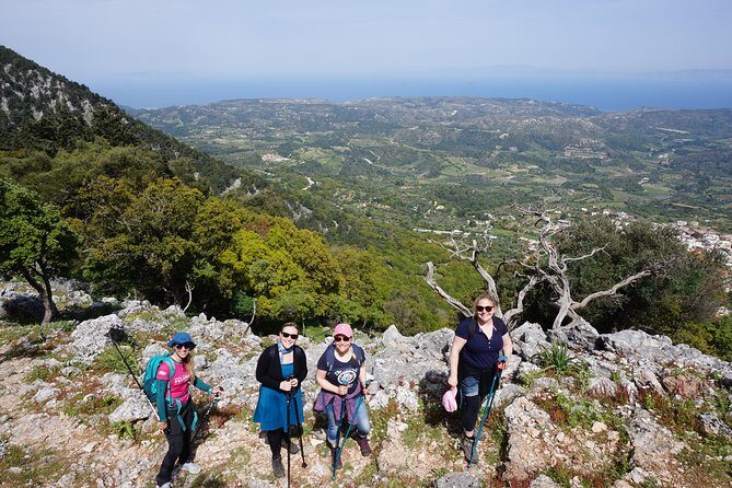 Hiking Profitis Ilias Mountain - The First Stretch Up: A Shaded Trail That Keeps the Stress Low