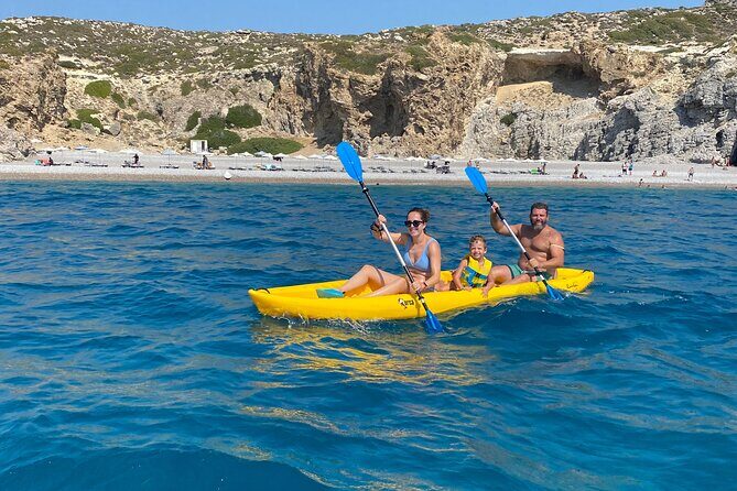 Kayaking - The 1-Hour Sea-Cave Session: What to Expect at Traganou Beach