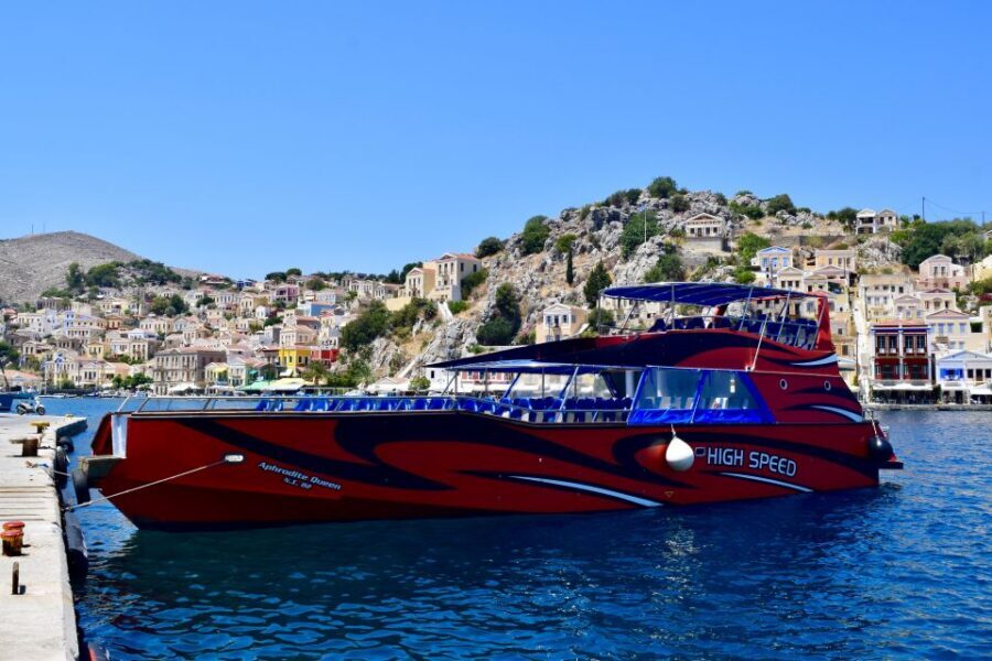 Kiotari, Lardos, Pefkos, & Lindos: Speedboat to Symi Island - 3 Hours in Symi’s Harbor Town (And Baby Shrimp Options)