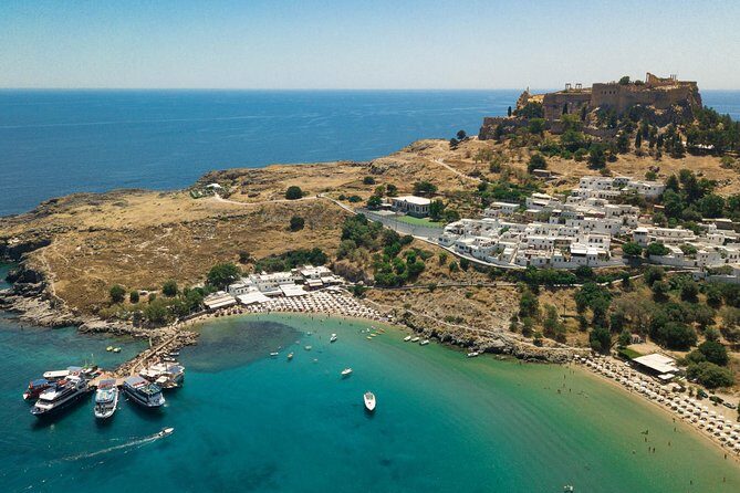 Lindos Day Cruise from Rhodes Town with Swimming stops and Hotel Transfers - Lindos village: two hours to wander the streets and choose your view
