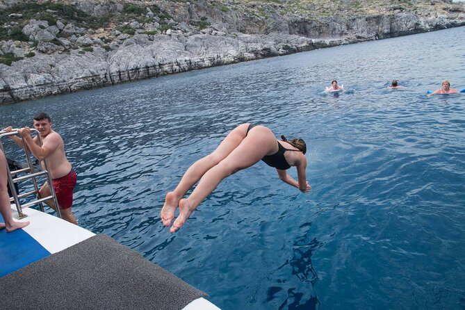 Lindos Full Day Boat Tour with Swimming - What’s included, what’s not: you control food and water time