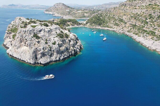 Luxury Private Cruise to Anthony Quinn Bay, Ladiko & Kallithea - Price and value: $1,625.55 per group for up to 9