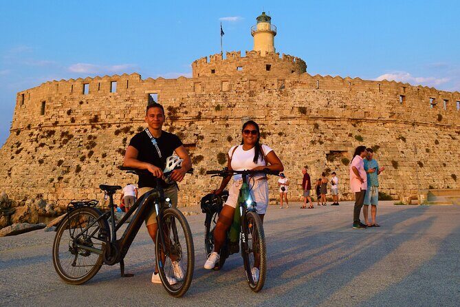 Mediaeval Rhodes E-bike Highlights Photo Tour Morning/Sunset - Getting Ready: E-Bikes, Helmets, and a Guide Who Watches the Road