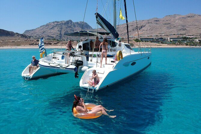 Private CATAMARAN daytrip - Lindos/ Rhodos with Lunch and drinks - Key takeaways before you go