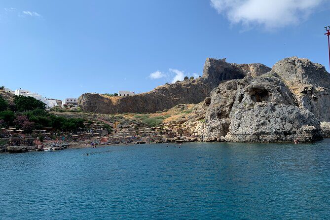Private Full/Half-Day Boat Trip in Greece with Food and Drinks - Red Sand Beach: Swim-First Time With Fruit and Drinks