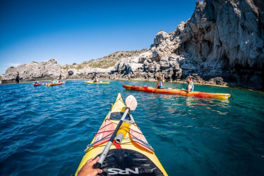 Rhodes: 2-Day Sea Kayaking and Hiking Combo Activity - Ladiko and Traounou: Where the Water Turns Emerald and You Can Swim