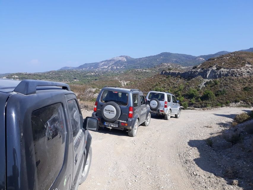 Rhodes: 4x4 Self-Drive Jeep Tour with Pickup in the North - The off-road viewpoint stops and photo moments that make sense