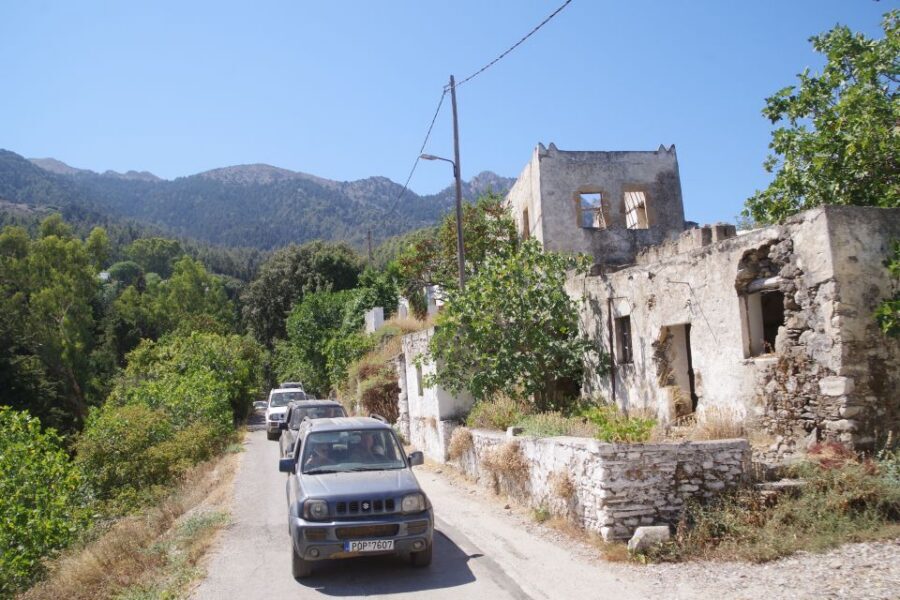 Rhodes: 4x4 Self-Drive Jeep Tour with Pickup in the North - Seven Springs Valley: the tunnel walk you’ll want to remember