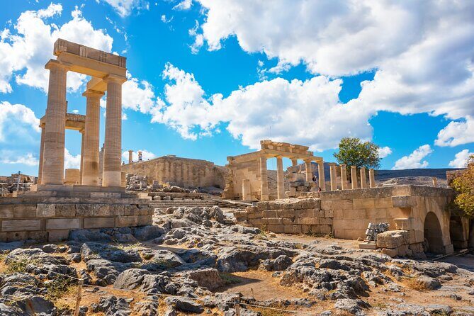 Rhodes: Ancient Lindos Acropolis Admission Ticket - Lindos Acropolis on foot: stoa, Knights’ Castle, and Athena Lindia