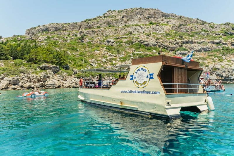 Rhodes: Anthony Quinn, Ladiko and Caves All-Inclusive Cruise - Traganou Caves (Afandou Bay): swimming inside the rock