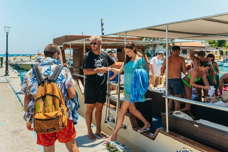 Rhodes: Anthony Quinn, Ladiko and Caves All-Inclusive Cruise - Ladiko Bay snorkeling: short time, smart guidance