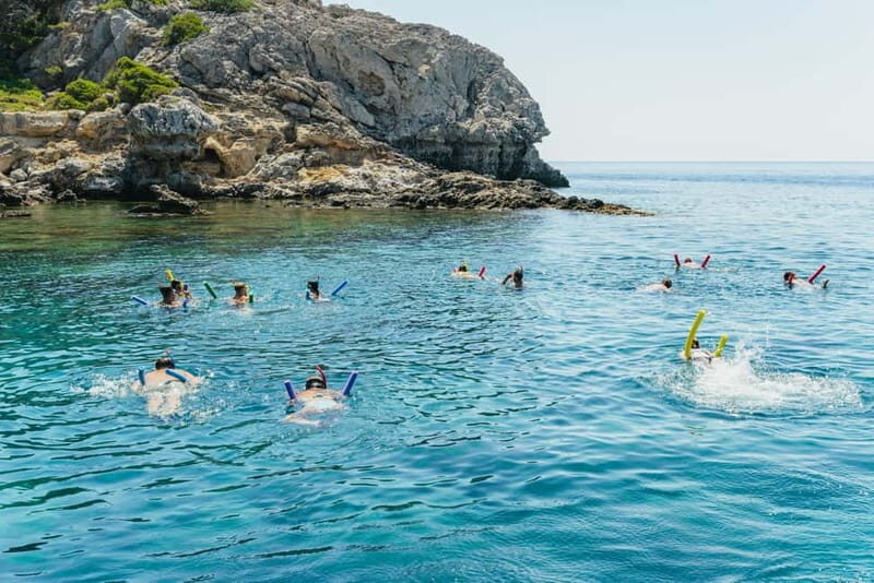 Rhodes: Anthony Quinn, Ladiko and Caves All-Inclusive Cruise - Anthony Quinn Bay: the first swim stop does the heavy lifting