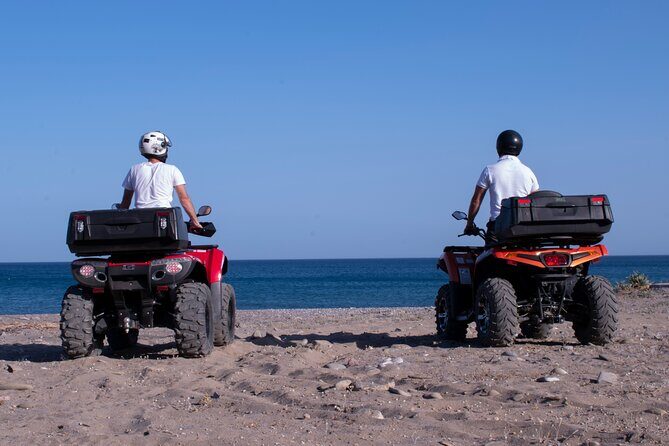Rhodes ATV Quad Adventure Guided Tour 2 or 1 person on 1 Quad - Guides Who Keep the Whole Group Running Smoothly: George and Makis