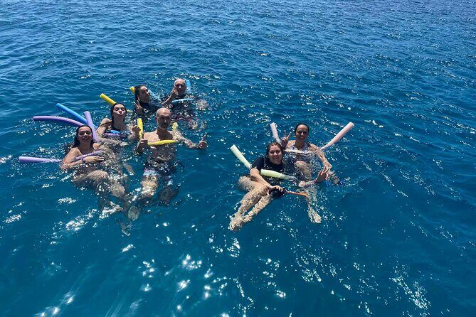 Rhodes Bay to Bay Swim Cruise-Greek Buffet w/wine included - Food, Wine, and Boat Comfort: What the Included Meal Feels Like