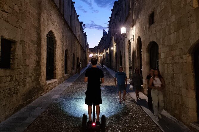 Rhodes by Night Segway Route - Stop 5: The Medieval Moat route—2.5 km of easy following and big night views
