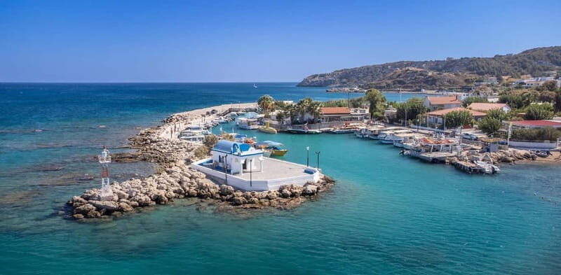 Rhodes: Cruise with 4 Swim Stops, Lunch, Drinks & Transfers - Stop #3: Afandou Bay for Clear Water Time
