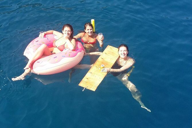 Rhodes Exclusive Swim Cruise Cocktail Open bar & Gourmet Buffet - Sailing past the medieval old town and the Colossus area