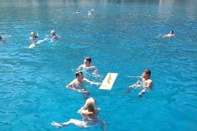 Rhodes Exclusive Swim Cruise Cocktail Open bar & Gourmet Buffet - Anthony Quinn Bay: snorkeling gear that actually helps