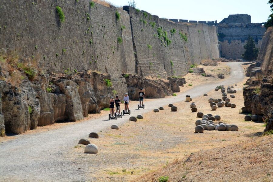 Rhodes: Explore the New and Medieval City on a Segway - Fortifications ride: the Medieval Moat and its fort feel