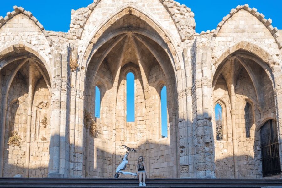 Rhodes: Explore the New and Medieval City on Trikkes - Windmills, Saint Nicola’s Fortress, and the Colossus Story Hooks