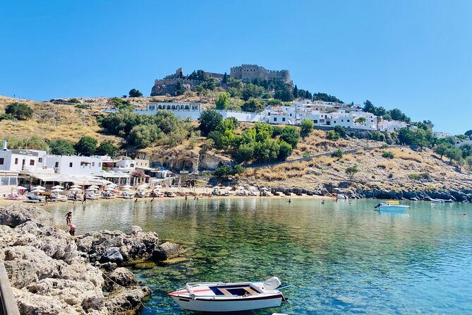 Rhodes High Speed Boat to Lindos - The Optional Tsampika Beach Stop: A Nice Add-On If You Want Sand