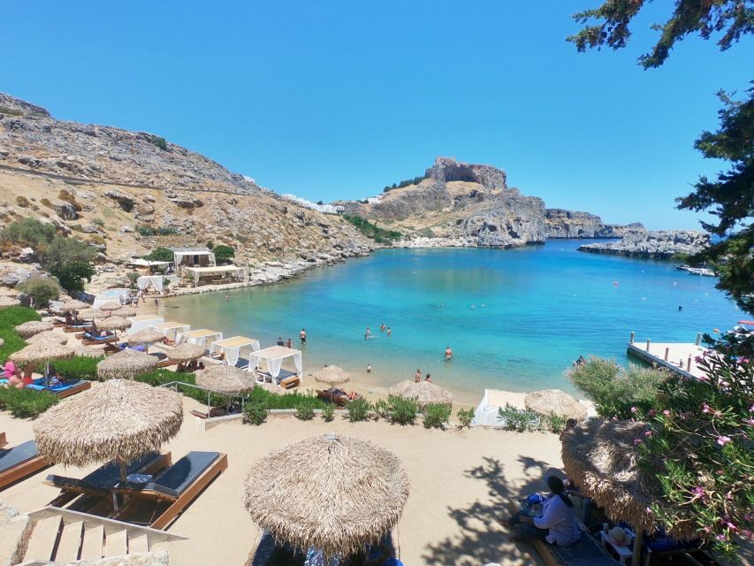 Rhodes: High Speed Boat Trip to Lindos - The east-coast route: coastline views between Rhodes and Lindos